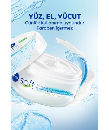 NIVEA Soft Moisturizing Care Cream 300ml and Soft Cream 75ml Hand Face Body Vitamin E Soft Skin Jojoba - Buy Online on GoSupps.com