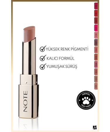 Note Cosmetics Intensely Pigmented Matte Lipstick With a Permanent Formula-102 Soulmate Passi-243 - Buy Online on GoSupps.com