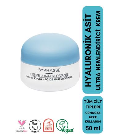 BYPHASSE Hyaluronic Skin Booster Ultra Moisturizing Cream 50ml