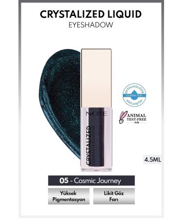 Note Cosmetics Highly Pigmented Liquid Metallic Eyeshadow With Creamy Texture - 05 Cosmic Journey Passi-310