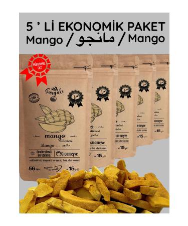 Gargali Mango 5' Pack Freeze Dried Healthy Food Manufacturer Freeze Dried Tropical Fruit Chips