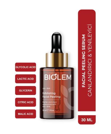Biolem Aha & Bha Peeling Pore Tightening Anti-Stain and Moisturizing Serum