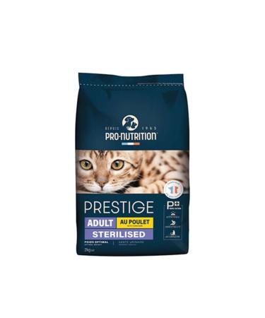 Pro Nutrition Prestige Adult Sterilized Chicken Sterilized Adult Cat Food 2 Kg - Buy Online on GoSupps.com