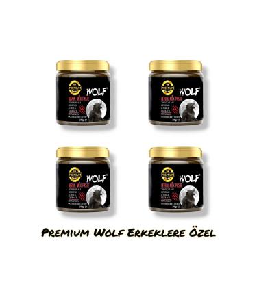 Natural Boost PREMIUM WOLF Special Herbal Mixture for Men Natural Erection Power 240 Gr - 4 Pieces