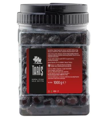 Tari Gemlik Natural Black Sele Olive (291-320) 1500 Cc Pet Jar