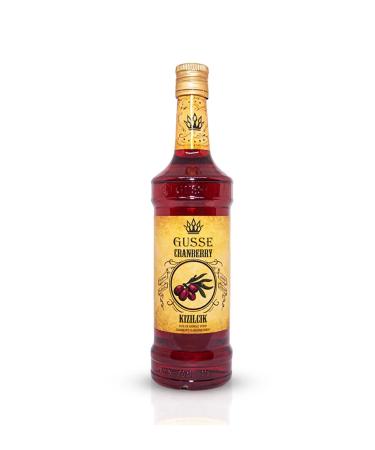 GUSSE GIDA Cranberry Flavored Cocktail Syrup 70 Cl
