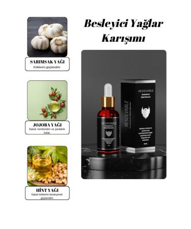 Resolvable Cosmetics Supports New Beard Formation for Sparse Beard and Beardlessness Problem Beard & Moustache Serum - Buy Online on GoSupps.com