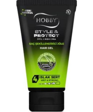 Hobby Stye&protect Hair Gel Wet Hard 150 ml Tube