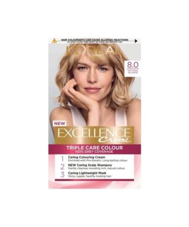 L'Oreal Paris Excellence Creme Hair Dye 8 Dark Blonde