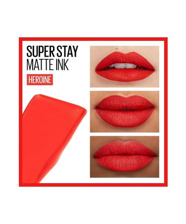 Maybelline Super Stay Matte Ink - Liquid Matte Lipstick No:25 Heroine 5ml - Buy Online on GoSupps.com