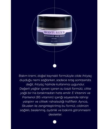 Polente Natural Men Moisturizer Cream - After Shave and Daily Moisturizer Cream for Men (50 ML) - Buy Online on GoSupps.com