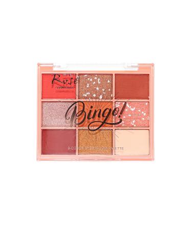 AILY COSMETICS Rose Bingo 9 Glittery Eyeshadow