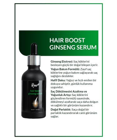 Roa Herbal Hair Boost Ginseng Serum 50 ml - Buy Online on GoSupps.com