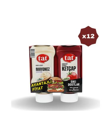 Tat FRIENDS (390 GR KETCHUP - 345 GR MAYONNAISE) - (12 PIECES)