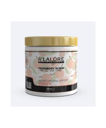 ALALORE Face&Body Scrub Mask Peach - 400 ml - Buy Online on GoSupps.com