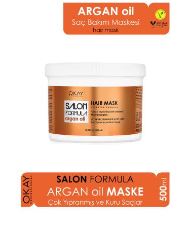 Okay Salon Formula Hair Mask Argan Oil (500 ml)