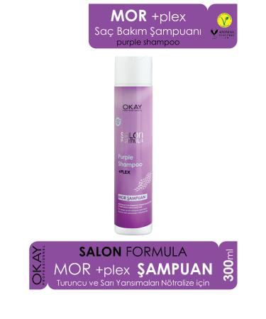 OKAYPROFESSIONNEL Salon Formula Purple Shampoo +plex 300 Ml