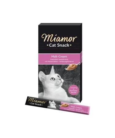 Miamor Cream Malt Extract Liquid Cat Reward Food 6x15 gr