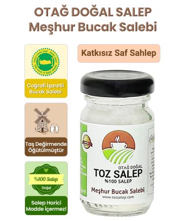 Ota Natural Additive-Free Powder Salep 25gr 20 Cups Famous Bucak Salep