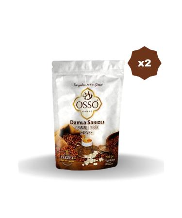 OSSO COFFEE OSSO WITH GUM MASTIC 200 GR - (2 PIECES)