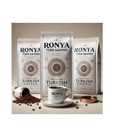 myronya 3 PIECES 1 Kg Ronya Turkish Coffee (total 3 kg)
