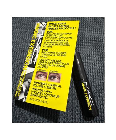 Mac MAC Magic Extension 5MM Fiber Mascara - 3 ML Mini Size - Black