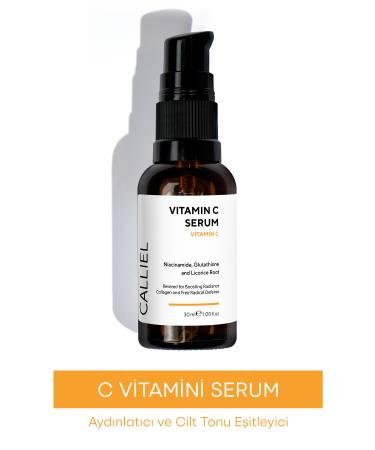 CALLIEL Vitamin C Serum Anti-Spot Brightener Skin Tone Equalizer Glutathione Effect 30 ml