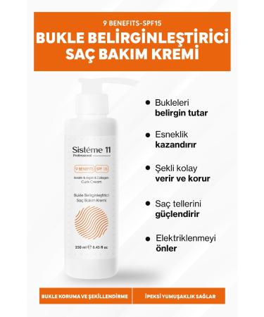 Sist me 11 Curl Defining & Styling Leave-in Hair Care Cream for Curly Hair 250 ml