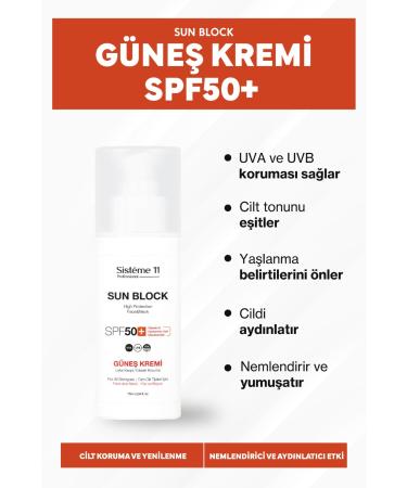 System 11 System 11 Sun Block Sun Cream 75 ml 8684091008378