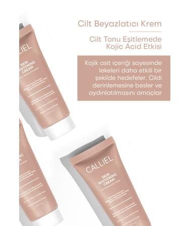 CALLIEL Skin Whitening Brightening Anti-Spot Care Cream Glutathione alpha Arbutin kojic Acid 50ml - Buy Online on GoSupps.com