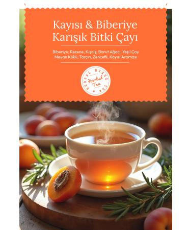 Herbamina Apricot & Rosemary Mixed Herbal Tea (APRICOT & ROSEMARY TEA) 1.5grx45 Sachet - Buy Online on GoSupps.com