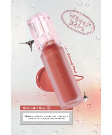 PERIPERA Natural Tones Long-Lasting Shiny Tint PERIPERA Water Bare Tint (02 Universal Coral) - Buy Online on GoSupps.com
