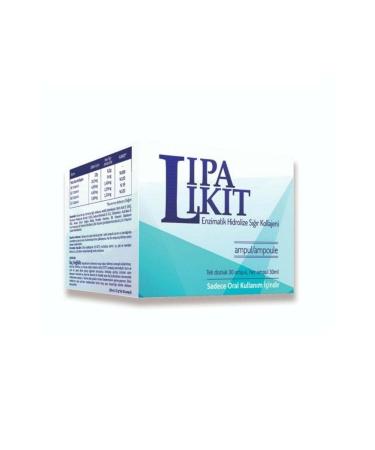 Renova LipaLiquid Enzymatic Bovine Collagen 30ml 30 Oral Drinkable Ampoules