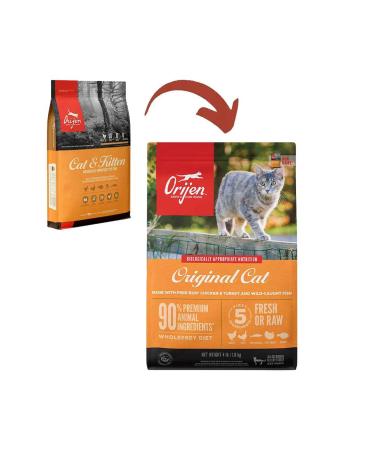 Orijen Cat & Kitten Grain-Free Kitten and Adult Cat Food 1.8kg