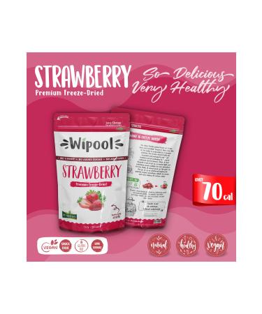 wipool organic discover the healthy life Wipool 6 Pack Freeze Dried Strawberries - Buy Online on GoSupps.com