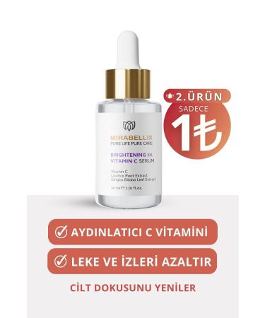 Mirabellix Brightening 5% Vitamin C Serum