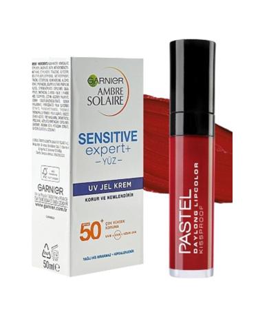 Pastel Daylong Lipcolor Kissproof Matte Liquid Lipstick 09 + Ambre Solaire Sunscreen Face Cream Spf 50 50 ml