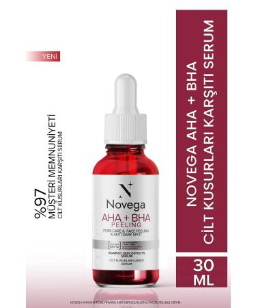 Novega Aha Bha Skin Renewal and Equalization Red Peeling Skin Serum - Buy Online on GoSupps.com