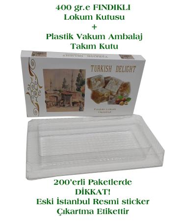 BSEYSTORE 400 gr. HAZELNUT DELIGHT BOX + INNER VACUUM PLASTIC PACKAGING