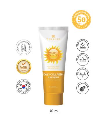 MBL Teresia Daily Sun Cream for Blemished Skin SPF 50 High Protection Collagen 70ml