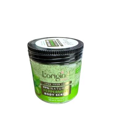 LORIGINE DE LA BEAUTE Body Peeling Green Mint Extract Body Scrup 500ml - Buy Online on GoSupps.com
