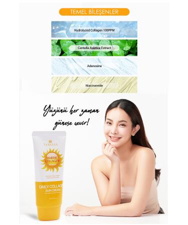MBL Teresia Daily Sun Cream for Blemished Skin SPF 50 High Protection Collagen 70ml - Buy Online on GoSupps.com