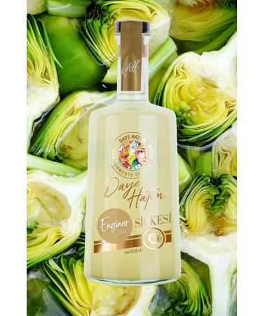 DAYE HATUN Urla Artichoke Vinegar / Artichoke Vinegar (natural Fermented Live Vinegar / Nat. Ferm. / 500 Ml)
