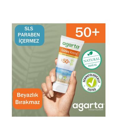 Agarta Spf 50 High Protection Effective Brightening and Moisturizing Anti-Spot Sun Cream 100 ml - Buy Online on GoSupps.com