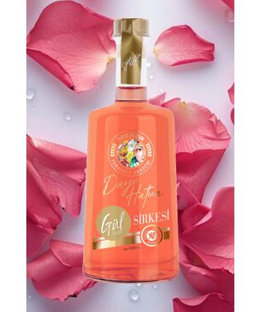 DAYE HATUN Rosa Damascena Isparta Rose Vinegar / Rose Vinegar (natural Fermented Live Vinegar/nat. Ferm./500 Ml)