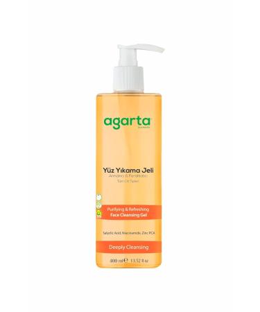 Agarta Natural Purifying and Refreshing Face Wash Gel-400 Ml-Suitable for All Skin Types - Buy Online on GoSupps.com