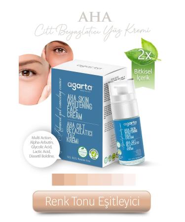 Agarta Natural Skin Whitening and Anti-Stain Cream-Color Tone Equalizing Effect 40 ml - Buy Online on GoSupps.com