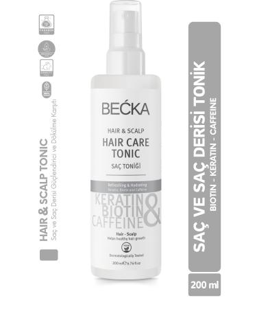 BE KA 2-Piece Set Hair Tonic Biotin Keratin and Caffeine Anti-hair Loss and Fast Hair Growth Effective 200 ml - Buy Online on GoSupps.com