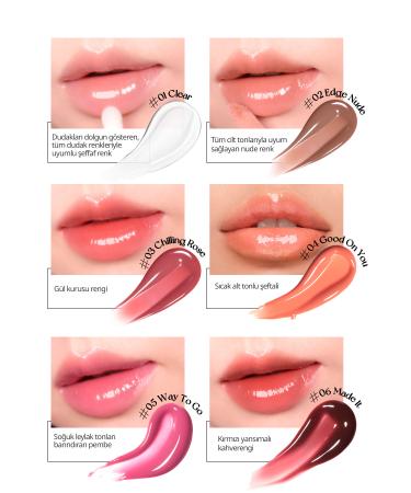 PERIPERA Gloss Ink Glasting Lip Gloss (1 CLEAR) Offering a Full and Shiny Look to Lips - Buy Online on GoSupps.com