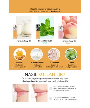 Missha Honey and Milk Essence Nourishing and Moisturizing Lip Care Oil A'pieu Honey & Milk Lip Oil - Buy Online on GoSupps.com